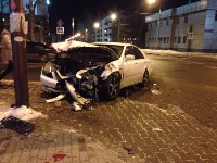 Пассажир пострадал в ночном ДТП в Южно-Сахалинске, Фото: 4