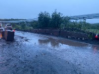 Временный объезд сделали на дороге в Углегорском районе, где разрушился мост, Фото: 5