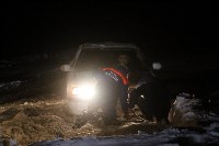 Более шестидесяти автомобилей освободили из снежного плена в Долинском районе, Фото: 17