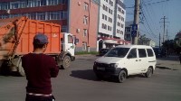 Мусоровоз и минивэн столкнулись в Южно-Сахалинске, Фото: 8