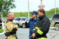 В Сахалинском медколледже прошло пожарно-тактическое учение, Фото: 17