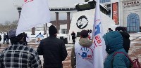 Три рубля цена бензина: сахалинцы вышли на митинг против повышения цен на топливо, Фото: 4