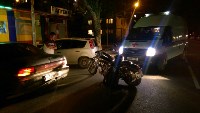 Седан и мотоцикл столкнулись в Южно-Сахалинске, Фото: 4