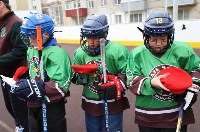 Дворовые хоккеисты Сахалина вступили в ряды «Юнармии», Фото: 13