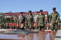 Сахалинские курсанты получили васильковые береты Президентского полка, Фото: 22
