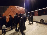  Мусоровоз залетел на стройку после столкновения с рейсовым автобусом в Дальнем, Фото: 8