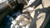 Упавший с крыши снег разбил машину и ранил водителя в Южно-Сахалинске, Фото: 2