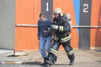 Пожарные и спасатели ликвидировали последствия «взрыва» бытового газа в пятиэтажке в Троицком, Фото: 7