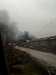 Строящий дом горит в селе Буюклы, Фото: 2
