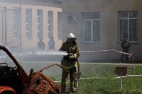 Южно-сахалинские школьники спасли «пострадавшего» в ДТП и потушили горящий автомобиль, Фото: 5