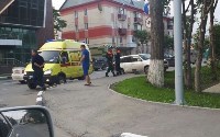Авария на проспекте Мира в Южно-Сахалинске спровоцировала пробку, Фото: 4