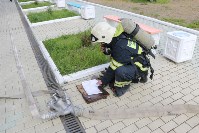 Условный пожар "потушили" в детском лагере в Анивском районе, Фото: 21