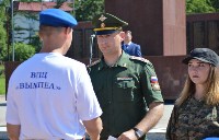 Сахалинские курсанты получили васильковые береты Президентского полка, Фото: 11