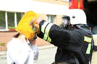 В Сахалинском медколледже прошло пожарно-тактическое учение, Фото: 14