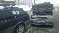Микроавтобус и седан столкнулись в Южно-Сахалинске, Фото: 3