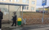 Вандалы разгромили автобусные остановки в Новом Дальнем, Фото: 4