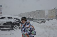 Первый в этом году снежный циклон пришел на юг Сахалина, Фото: 16