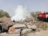В Корсакове горят руины , Фото: 10