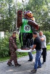 Пластиковых медведей установили на Коммунистическом проспекте в Южно-Сахалинске, Фото: 3