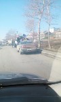 Внедорожник вылетел в кювет в Корсакове, Фото: 1