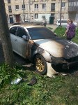 Дорогая иномарка сгорела в Холмске, Фото: 4
