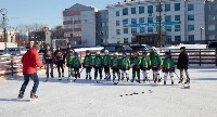 Мастер-класс для любителей хоккея прошел на площади Ленина в Южно-Сахалинске, Фото: 48