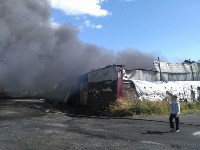 Магазин-склад "НефтеГазСнаб" горит в Поронайске, Фото: 6