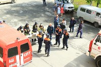 В Сахалинском медколледже прошло пожарно-тактическое учение, Фото: 3
