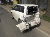 Сразу две аварии произошли на Холмском шоссе в Южно-Сахалинске, Фото: 8