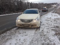 Два человека пострадали при столкновении трех автомобилей на въезде в Южно-Сахалинск, Фото: 11