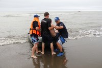 "Тонущего" спасли на анивском пляже, Фото: 4