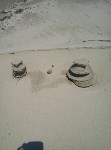 Загадочные песчаные сталагмиты выросли в заливе Мордвинова, Фото: 17