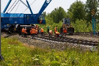 Железнодорожный разъезд строят в районе остановочного пункта Большая Елань на Сахалине, Фото: 4