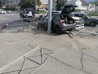 В ДТП на перекрёстке Мира-Крайней в Южно-Сахалинске пострадал человек, Фото: 3