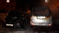 Два автомобиля сгорели в Дальнем, Фото: 1