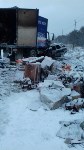 Мужчина погиб в загоревшемся универсале при столкновении с грузовиком "Почты России", Фото: 8