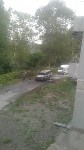 В Синегорске сгорел внедорожник, Фото: 1