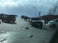 Suzuki Escudo и Toyota Noah столкнулись в Южно-Сахалинске, Фото: 5