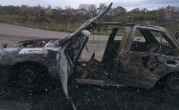 В Александровске-Сахалинском сгорел Nissan, Фото: 3