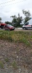 Внедорожник сбил велосипедиста и вылетел в кювет в районе Лугового, Фото: 4