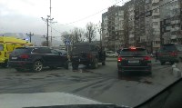 Audi и Toyota Land Cruiser Prado столкнулись в Южно-Сахалинске, Фото: 10
