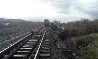 Поезд разорвал иномарку на юге Сахалина, Фото: 8