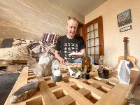 Сахалинский спасатель собрал коллекцию окаменелостей с 60-килограммовым аммонитом, Фото: 4