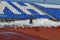 На футбольном поле стадиона «Спартак» прошла первая тренировка после зимнего периода, Фото: 10