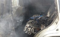 Салон внедорожника выгорел при пожаре в Южно-Сахалинске, Фото: 5