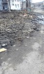 Подходы к макаровской ЦРБ утопают в грязи, Фото: 6