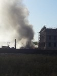 На территории будущей школы в Дальнем вспыхнул пожар, Фото: 2