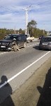 Внедорожник и легковой автомобиль столкнулись перед Новоалександровском, Фото: 7