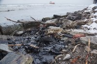 Загрязнение берега Невельска нефтепродуктами , Фото: 3
