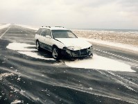 Subaru врезался в груженый самосвал на дороге Ильинское - Шактерск, Фото: 6